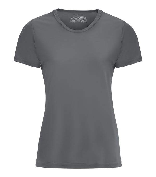 Coal Grey Ladies Pro Team Short Sleeve Poly T-Shirt
