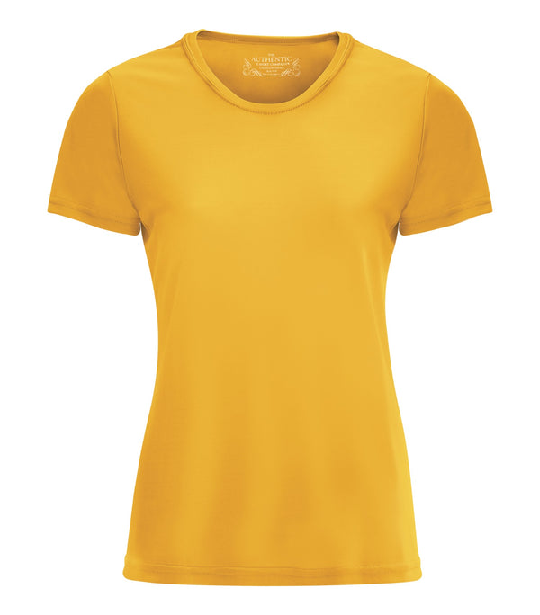 Gold Ladies Pro Team Short Sleeve Poly T-Shirt