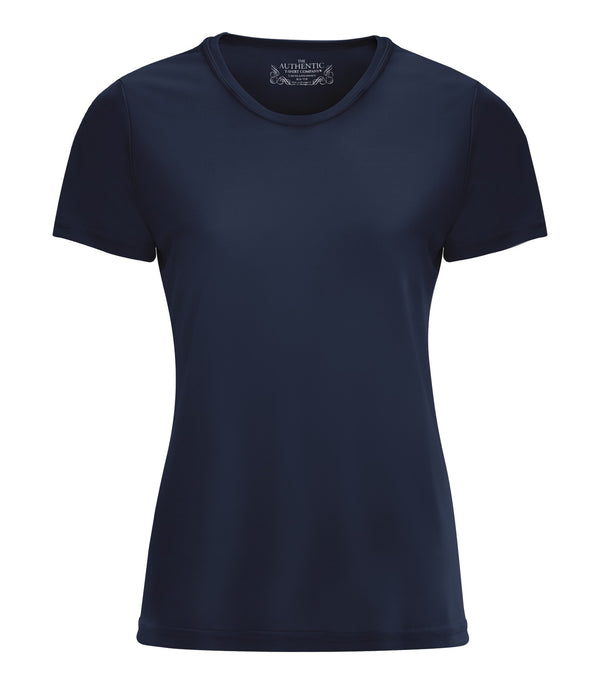 True Navy Ladies Pro Team Short Sleeve Poly T-Shirt