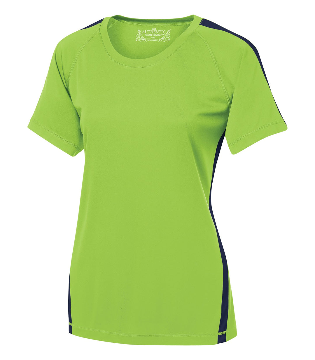 Lime Shock/True Navy Jersey