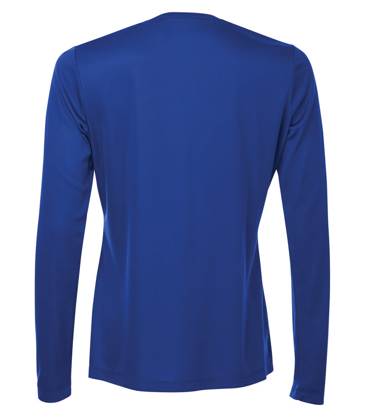 True Royal Ladies V Neck Long Sleeve Poly T-Shirt