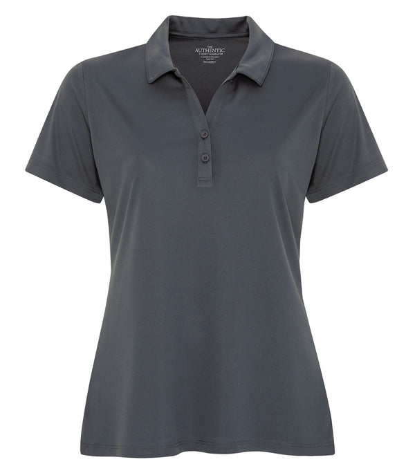 Iron Grey Ladies Performance Poly Golf Shirt