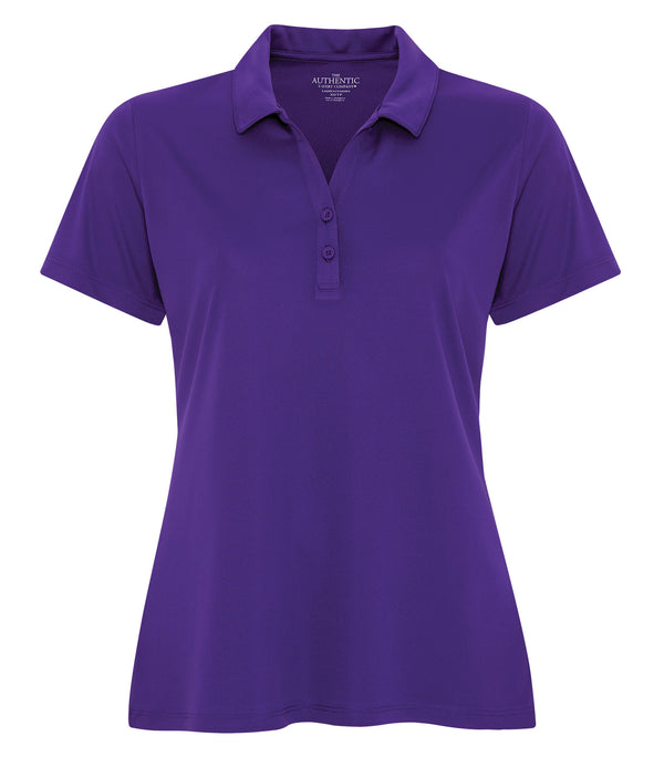 Purple Ladies Performance Poly Golf Shirt