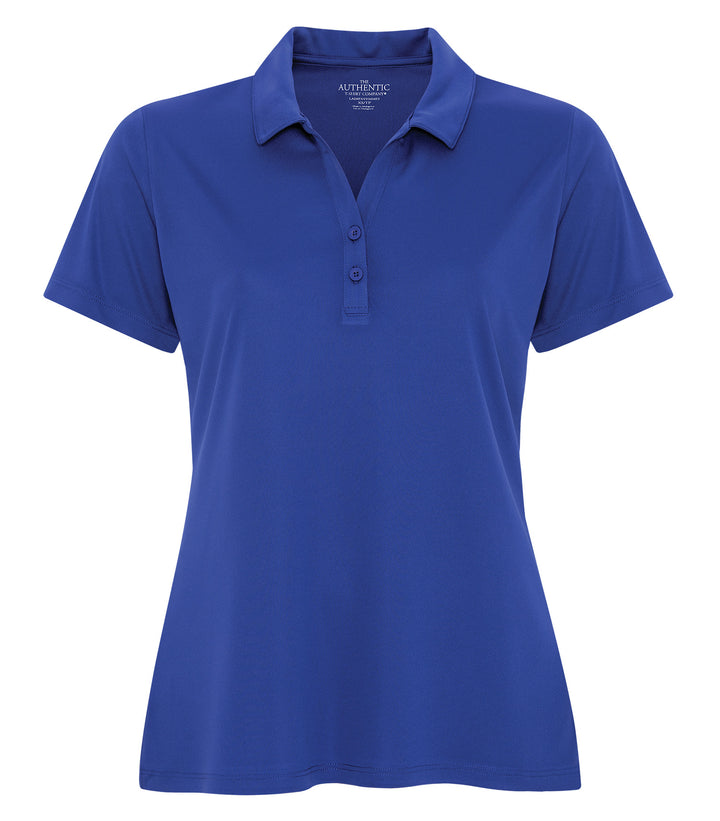 True Royal Ladies Performance Poly Golf Shirt