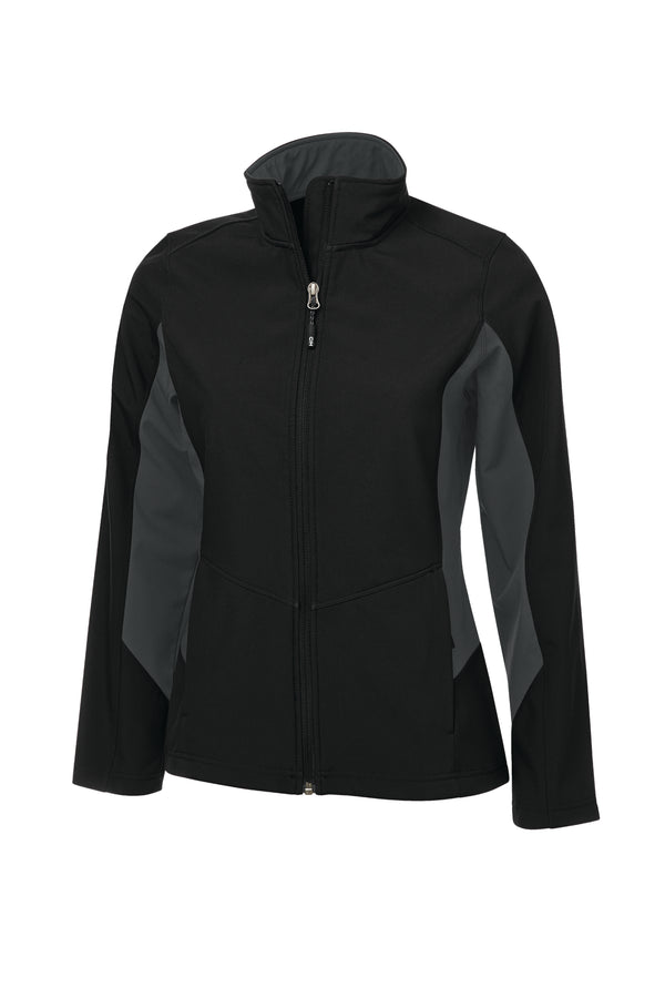 Black/Graphite Ladies Soft Shell Jacket