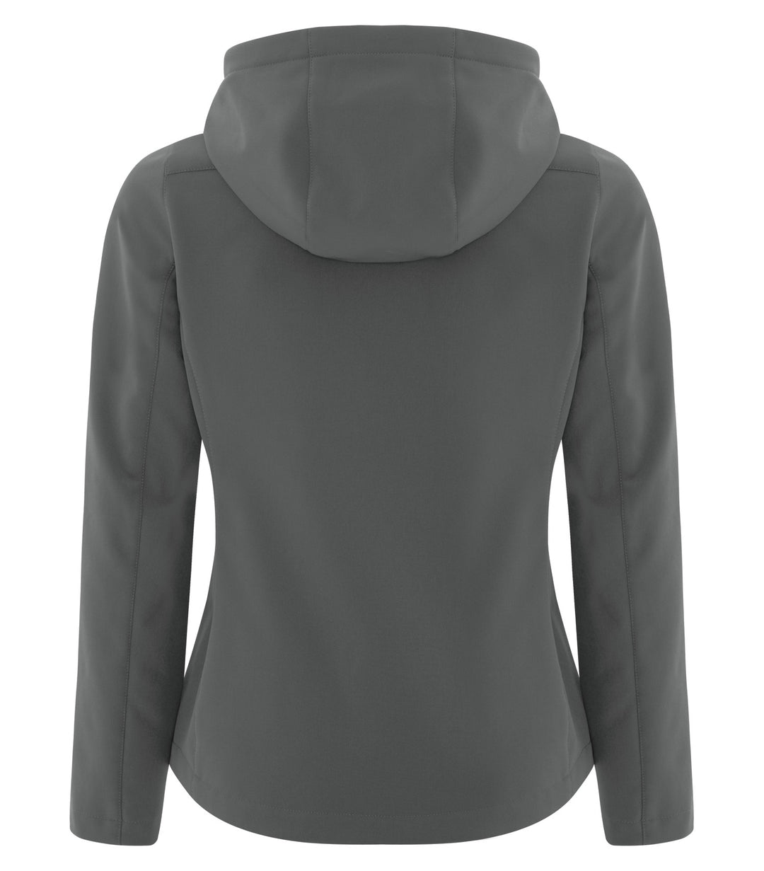 Iron Grey Ladies Hooded Stretch Soft Shell Jacket