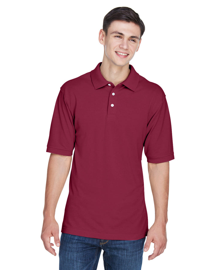 mens 5 6 oz easy blend polo WINE