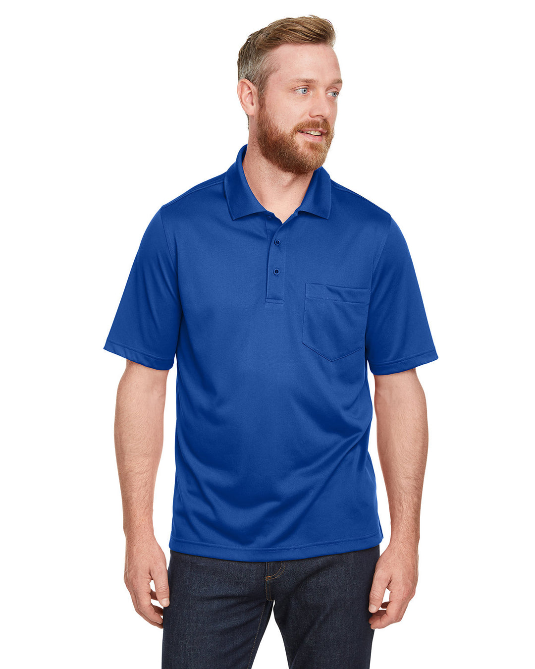 mens advantage snag protection plus il pocket polo TRUE ROYAL