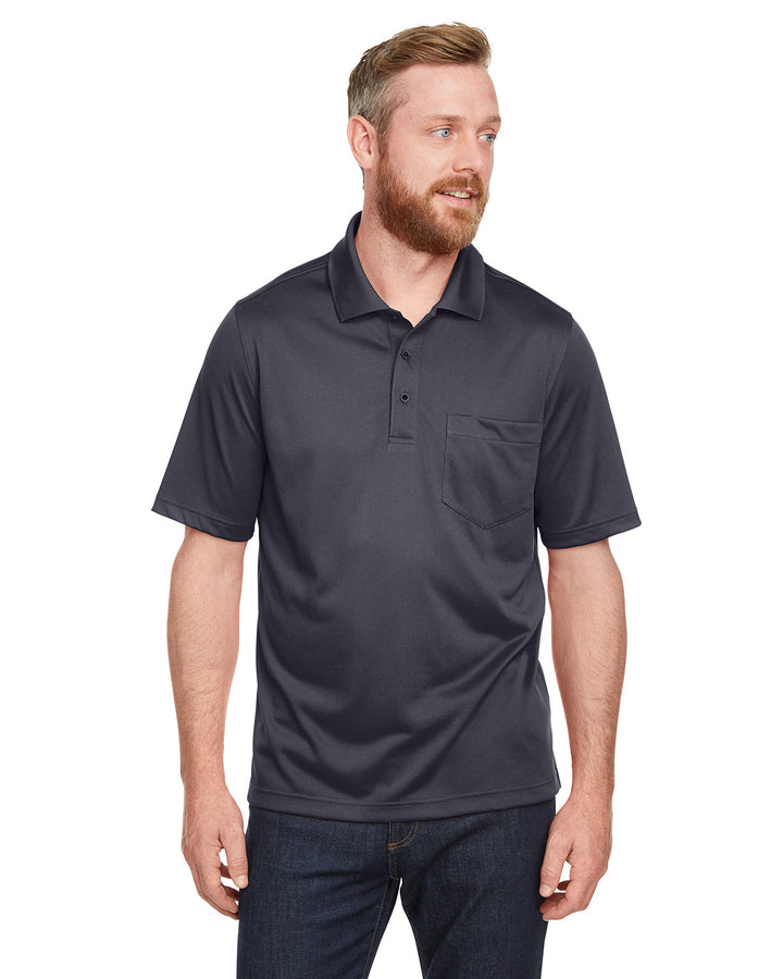 mens advantage snag protection plus il pocket polo WHITE