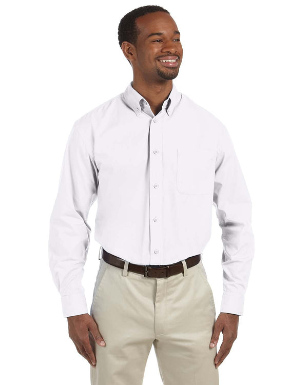 mens tall 3 1 oz essential poplin WHITE