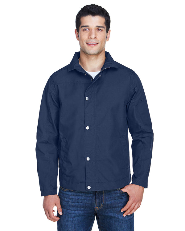 mens auxiliary canvas work jacket DARK NAVY