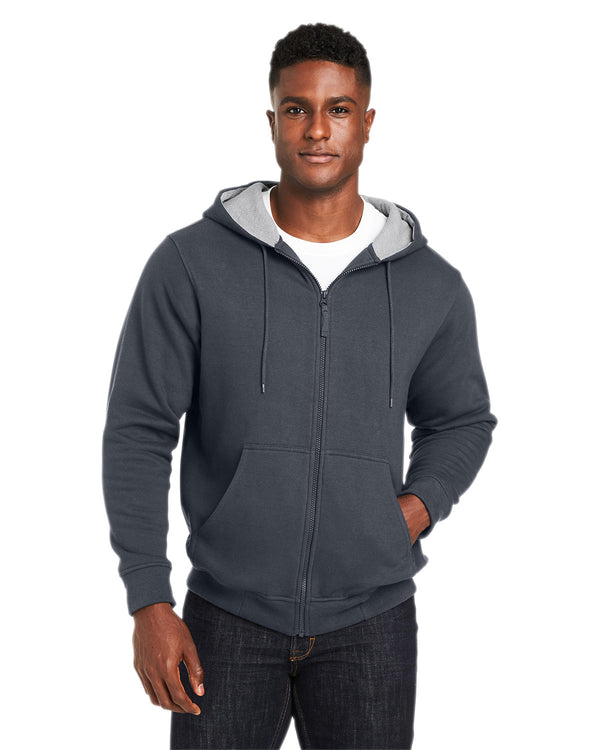 mens climabloc lined heavyweight hooded sweatshirt DARK CHARCOAL