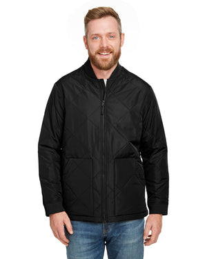 adult dockside insulated utility jacket BLACK