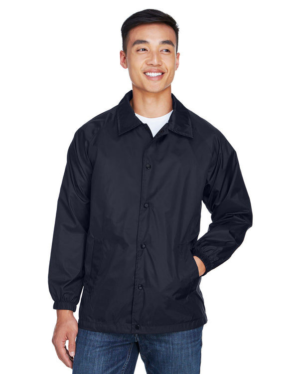 adult nylon staff jacket BLACK