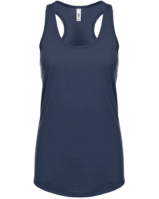 Indigo Ladies Poly/Cotton Racerback Tank Top