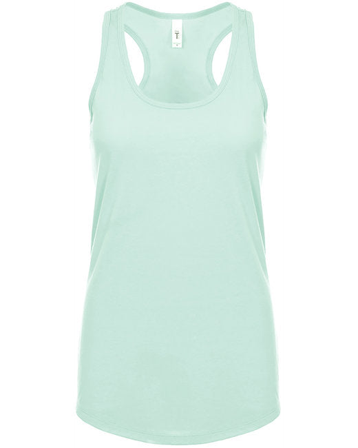 Mint Ladies Poly/Cotton Racerback Tank Top