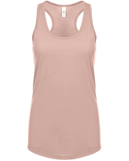 Desert Pink Ladies Poly/Cotton Racerback Tank Top