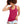 Raspberry Ladies Poly/Cotton Racerback Tank Top