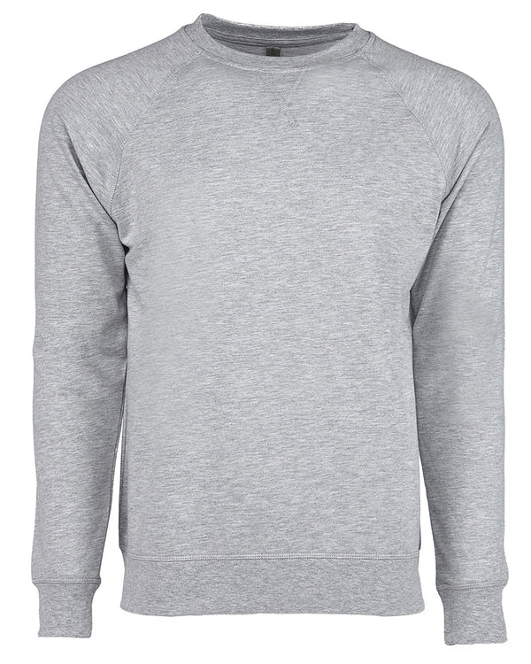 unisex laguna french terry raglan sweatshirt HEATHER GRAY