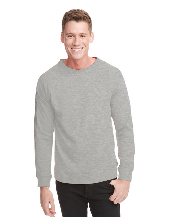 unisex laguna french terry raglan sweatshirt OATMEAL