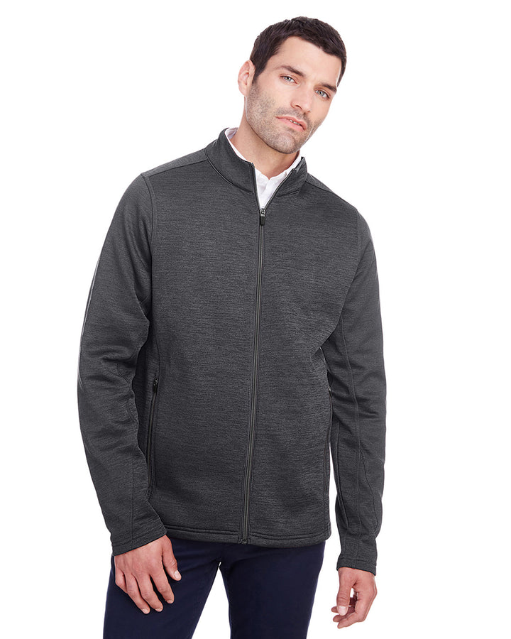 mens flux 2 0 full zip jacket BLK HTHR/ CARBON
