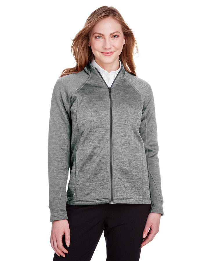 ladies flux 2 0 full zip jacket LT HTHR/ CARBON