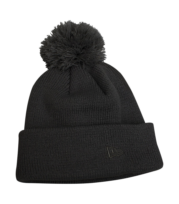 Black Pom Pom Toque