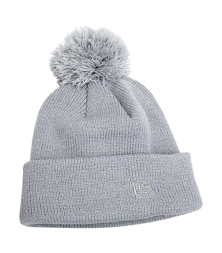 Grey Pom Pom Toque