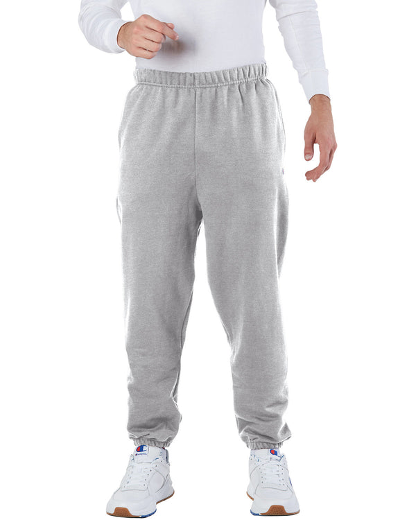 adult reverse weave fleece pant SILVER GRAY