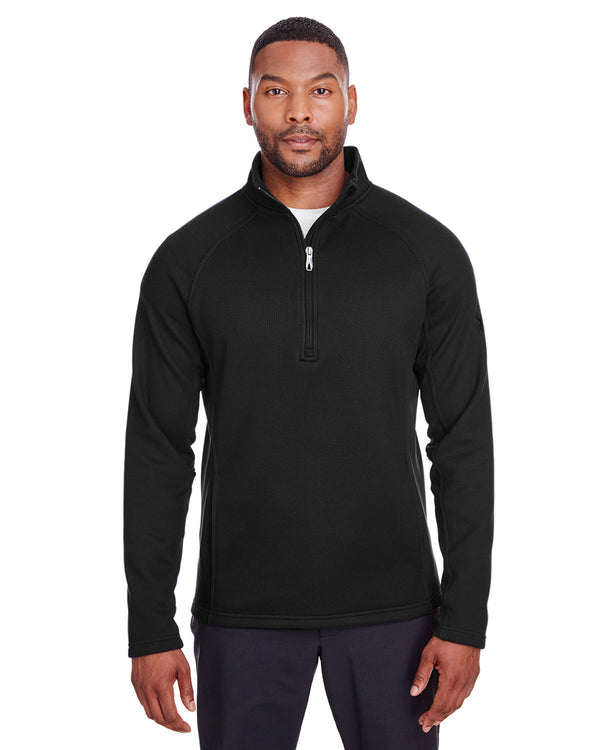 mens constant half zip sweater BLACK/ BLACK
