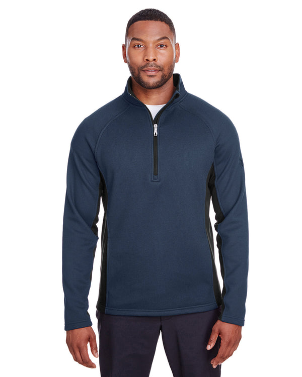 mens constant half zip sweater FRONTIER/ BLACK