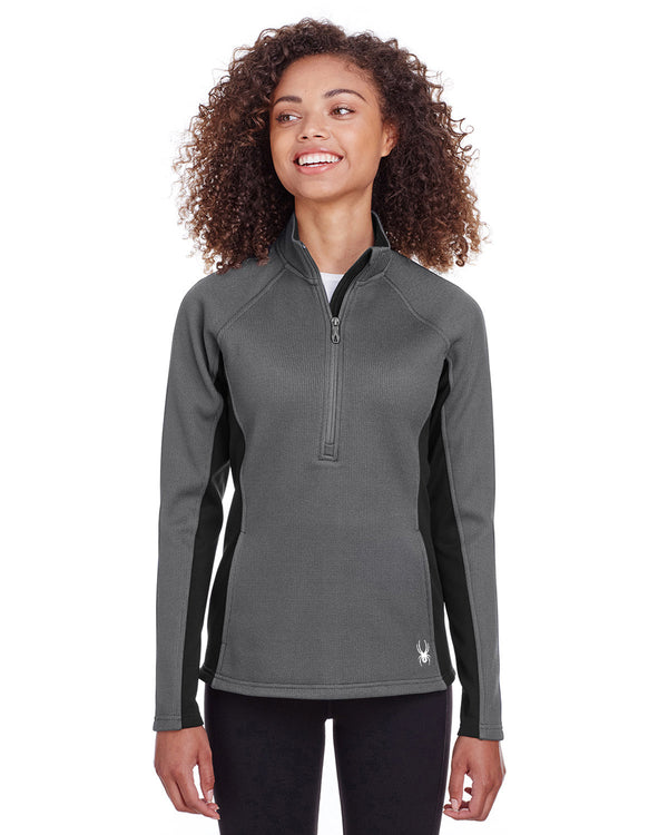 ladies constant half zip sweater POLAR/ BLACK