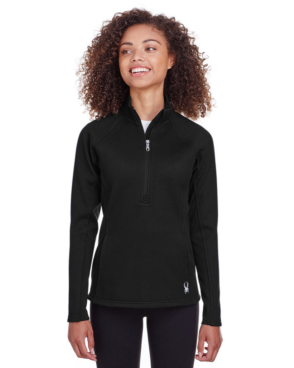 ladies constant half zip sweater BLACK/ BLACK