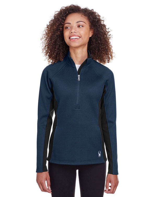 ladies constant half zip sweater FRONTIER/ BLACK