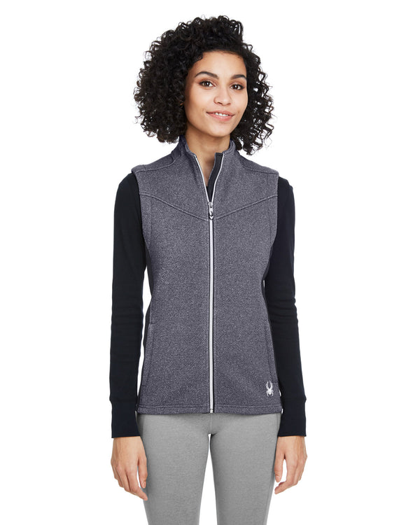 ladies pursuit vest FRONTR HTHR/ BLK