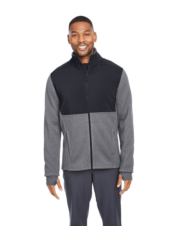 mens pursuit jacket BLACK HTHR/ BLK