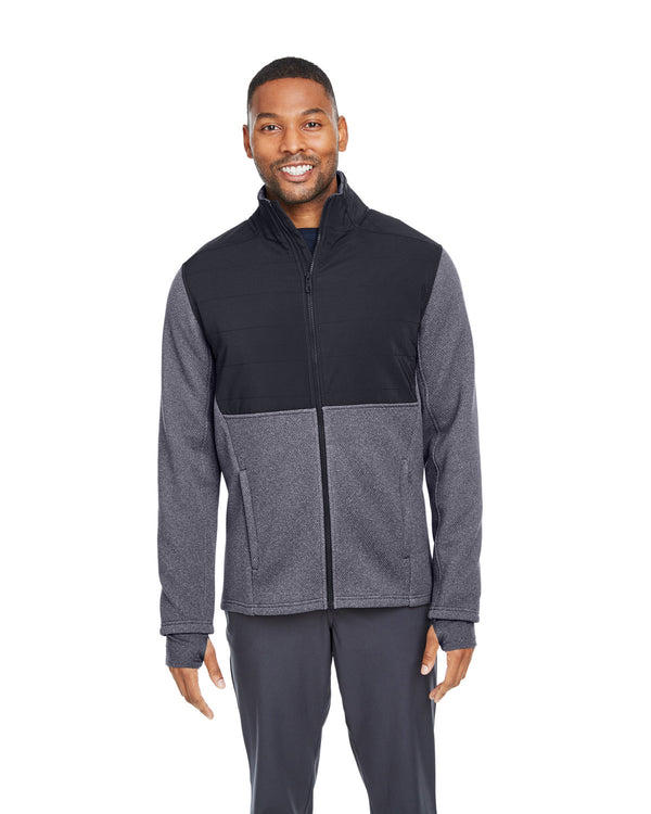 mens pursuit jacket FRONTR HTHR/ BLK