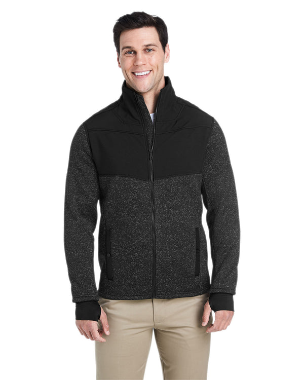 mens passage sweater jacket BLACK POWDR/ BLK