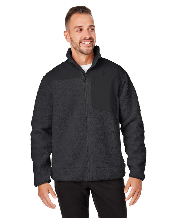 unisex venture sherpa jacket BLACK