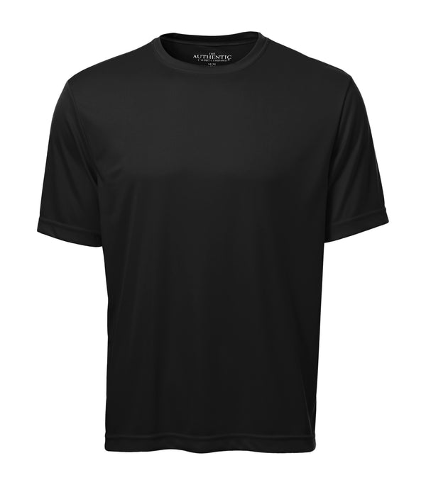 Black Adult Pro Team Poly Short Sleeve T-shirt