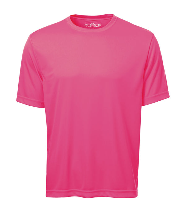 Extreme Pink Adult Pro Team Poly Short Sleeve T-shirt