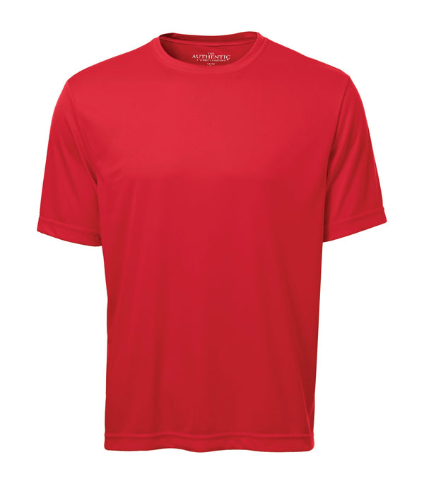 True Red Adult Pro Team Poly Short Sleeve T-shirt