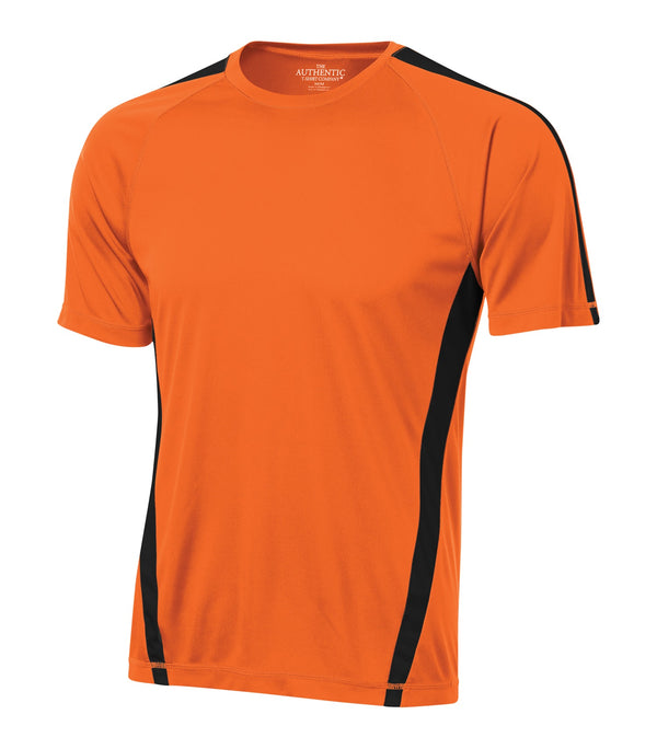 Deep Orange/Black Adult Poly Soccer/Baseball Team Jersey