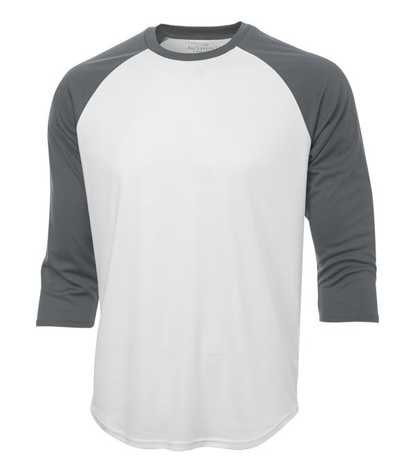 White/Coal Grey Baseball Jersey