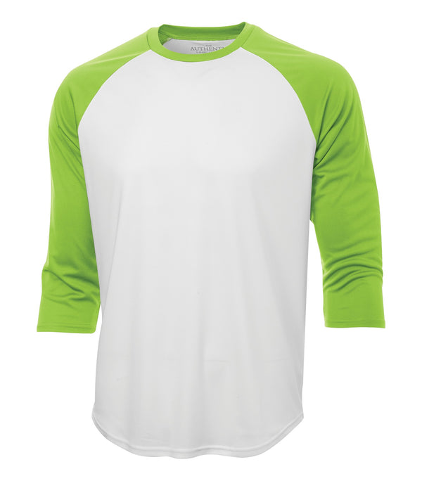 White/Lime Shock Baseball Jersey