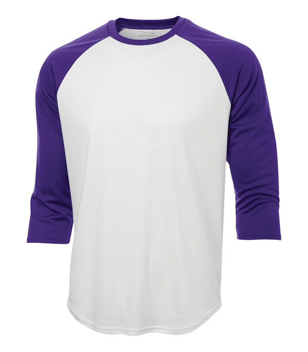 White/Purple Baseball Jersey