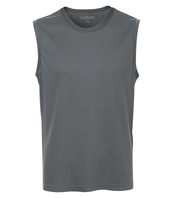 Coal Grey Adult Pro Team 100% Poly Sleeveless T-Shirt