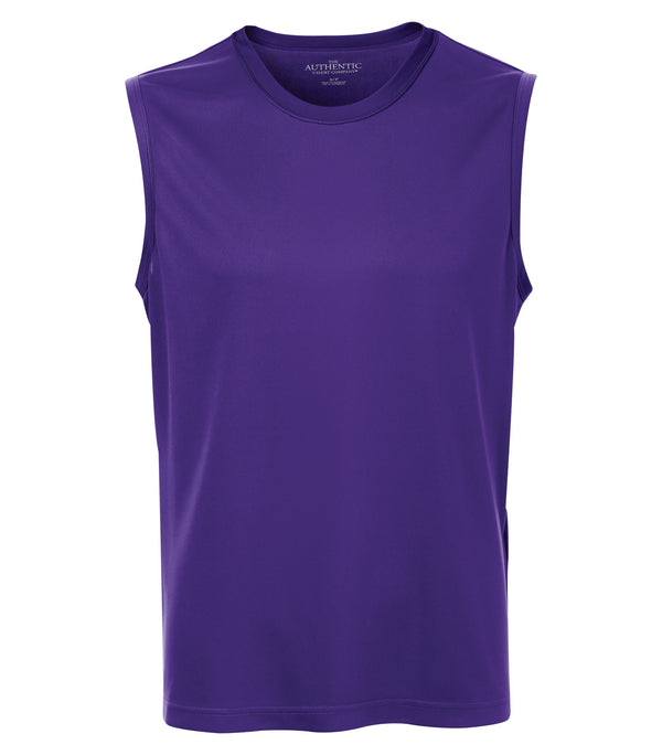 Purple Adult Pro Team 100% Poly Sleeveless T-Shirt
