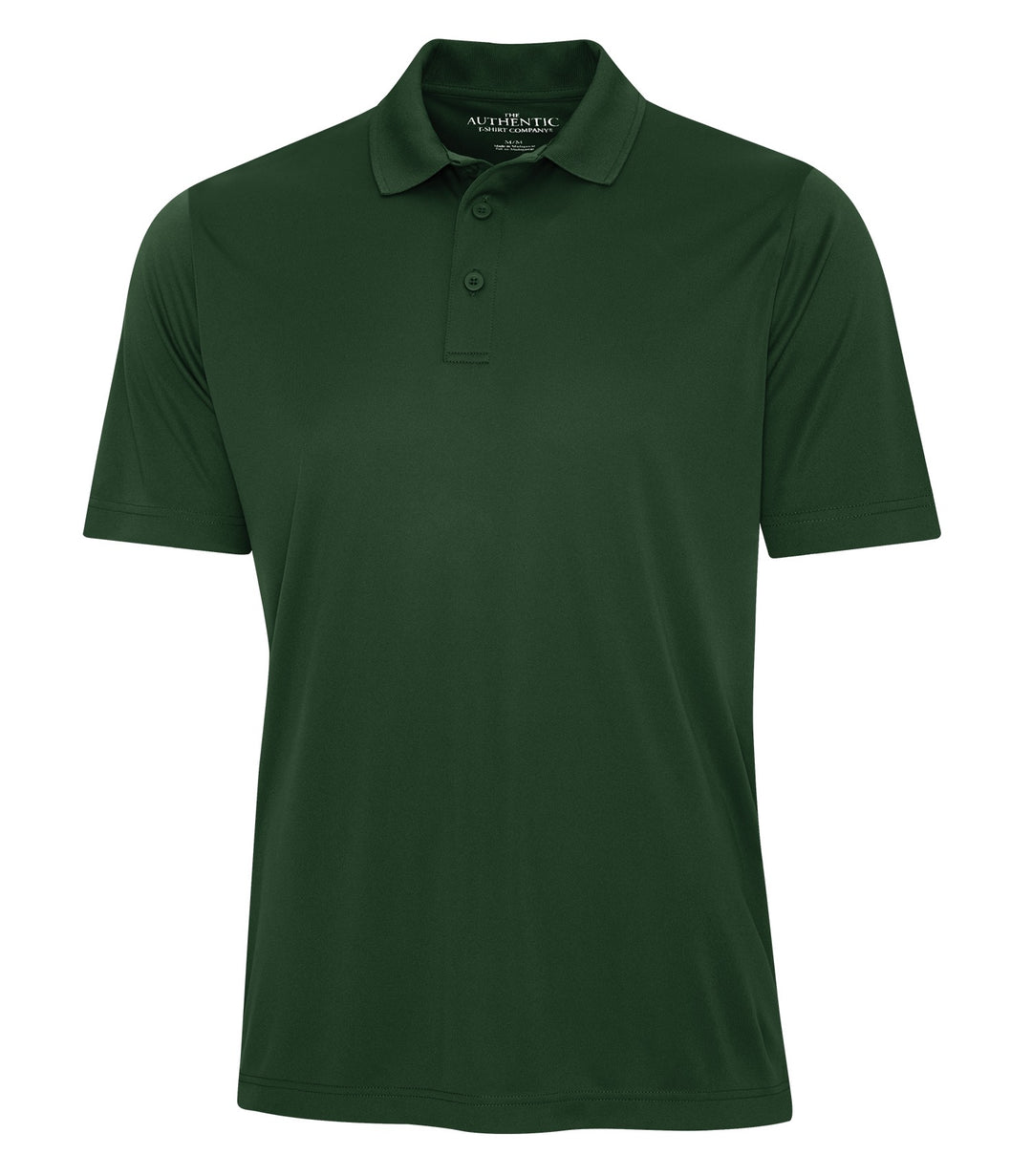 Forest Green Adult Performance Poly Golf Shirt