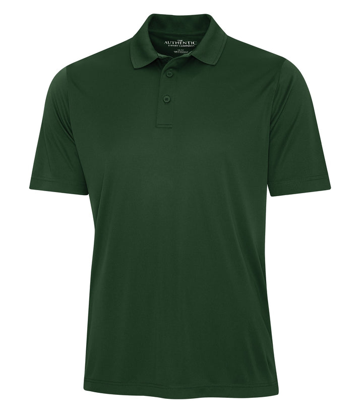 Forest Green Adult Performance Poly Golf Shirt